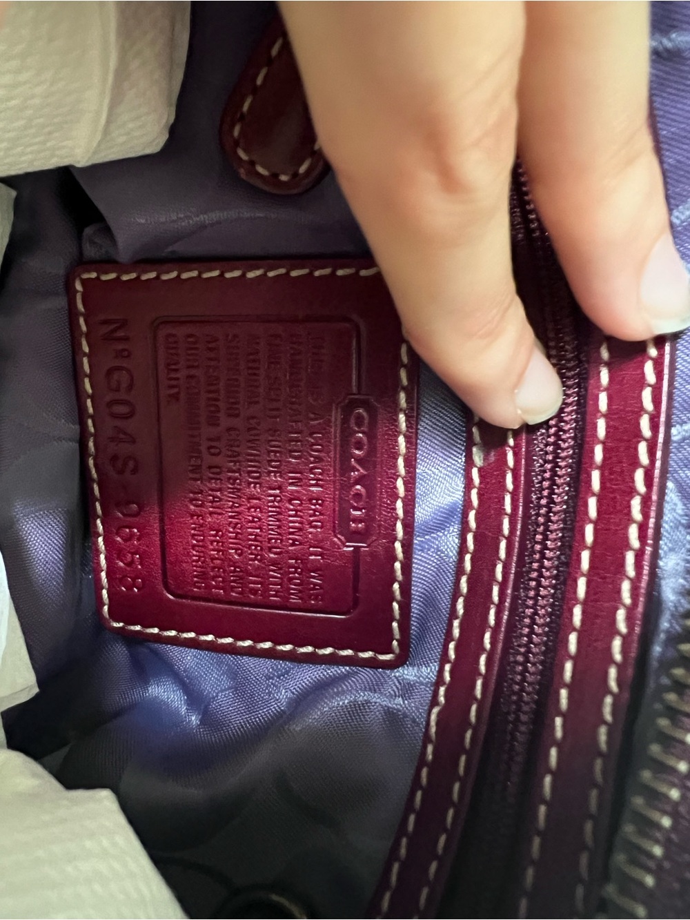 Coach Soho Suede Hobo Bag Rare Color - Picture 5 of 7